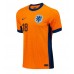 Camisa de Futebol Holanda Donyell Malen #18 Equipamento Principal Europeu 2024 Manga Curta